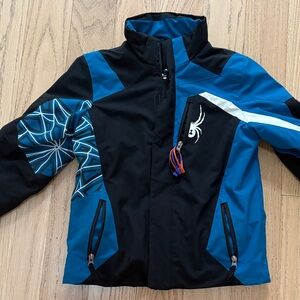 Spyder Blue Jacket with White Logo